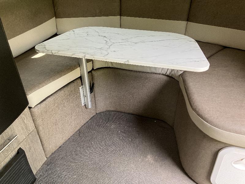 Table in standard dining position. 