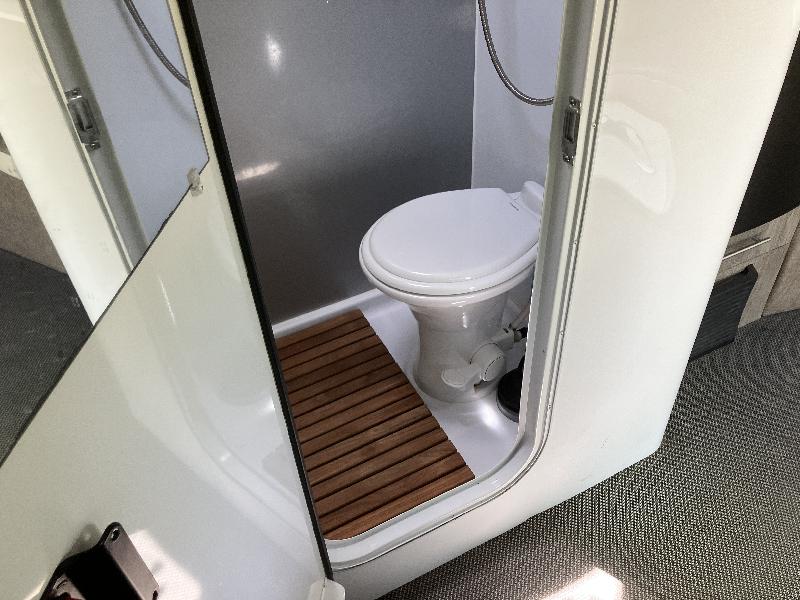 Toilet and shower 